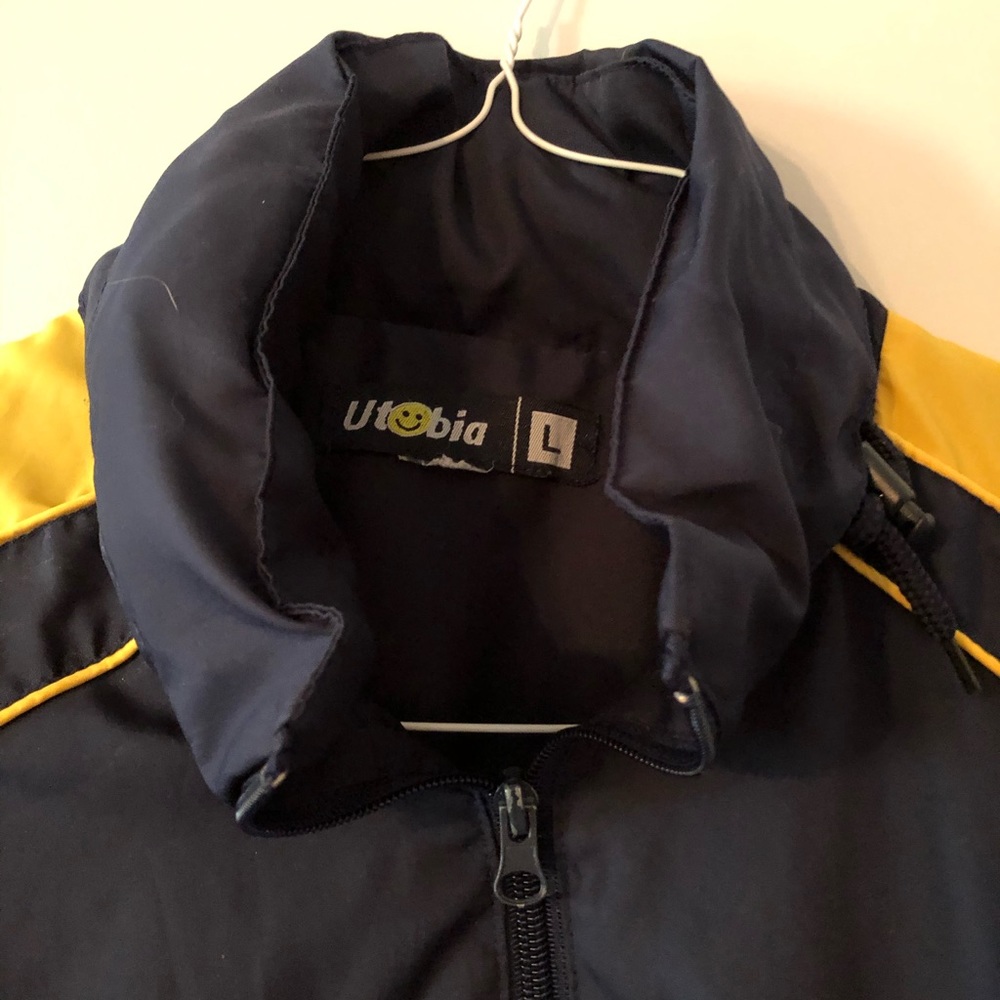 Men’s full zip windbreaker with hidden hood size L - Picture 4 of 5